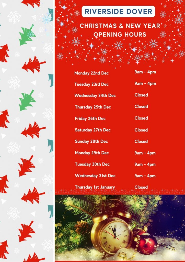 Riverside Hub Xmas hours